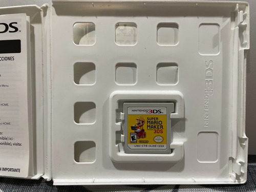 Super Mario Maker 3ds (seminuevo) - Nintendo 3ds (Usado)