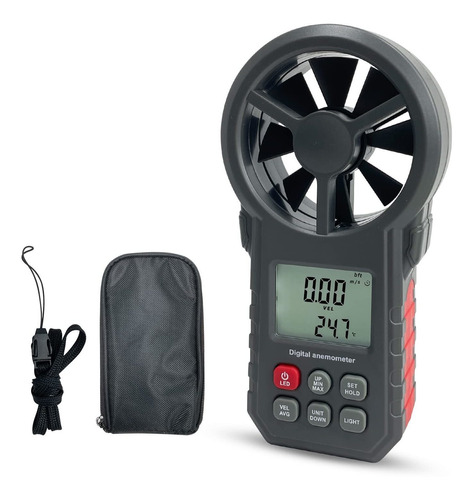 Suteus Anemometro Medidor Digital Velocidad Viento Cfm