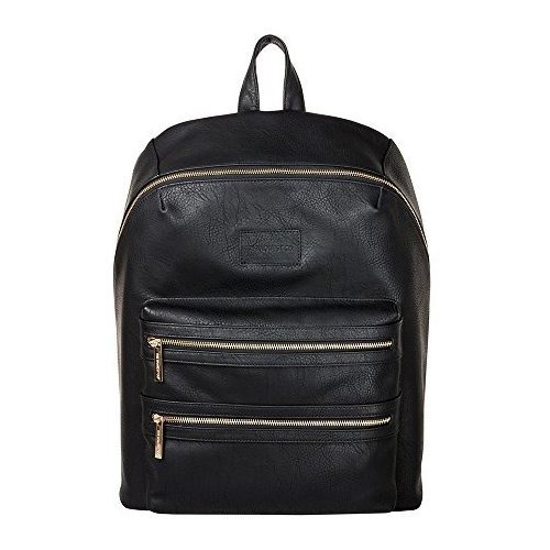 The Honest Company City Backpack, Black  Sturdy Vegan 3y1yu