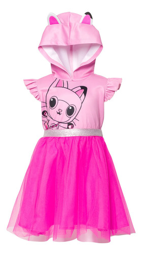 Dreamworks Gabbys Dollhouse Pandy Paws - Vestido De Tul De .