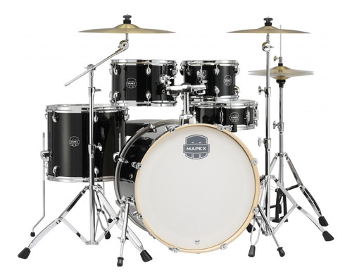 Batería Mapex Storm Rock Bombo 22'' Con Fierros Y Banqueta