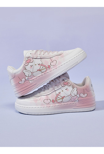 Zapatos De Lona Versátiles Sanrio Kuromi, Zapatillas Casuale