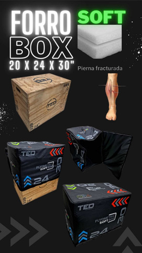 Imagen 2 de 9 de Forro Para Caja Plyometrica Soft (suave) Crossfit