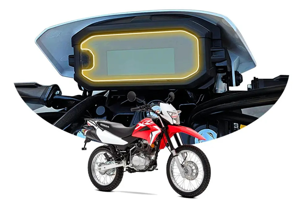 Mica De Ppf Para Tacómetro De Moto Honda Xr150le Y Xr190l