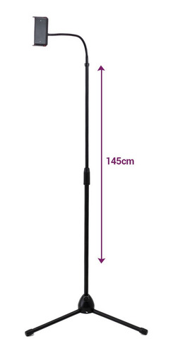 Imagem 2 de 7 de Tripé Com Suporte Para Tablet, iPad Ou Smartphones Spb-001