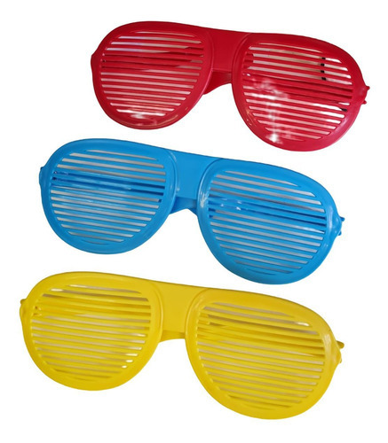 Gafas gigantes para fiestas de disfraces sin lentes de colores