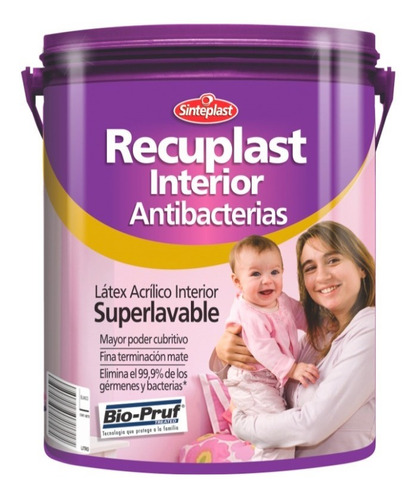 Recuplast Interior Superlavable Satinado | 20lt