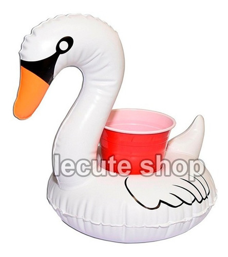 12 Cisnes Inflable Porta Vaso Alberca Jacuzzi Piscina Fiesta