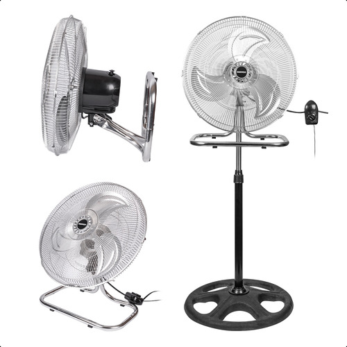 Ventilador Pedestal Piso Pared Daewoo Di-45hvf-3 3 En 1 18 Pulgadas