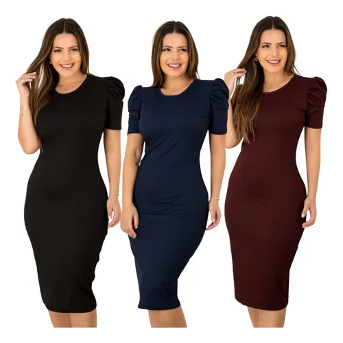 Vestido tubinho best sale justo