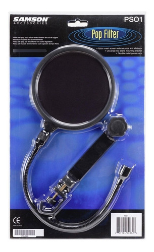 Imagen 3 de 3 de Samson Ps01 Pop Filter - Filtro Anti Pop Con Cuello De Ganso