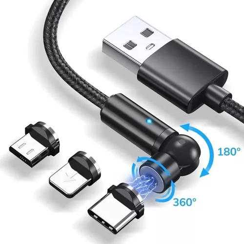 Statik Cabezal de cargador micro USB giratorio de carga rápida