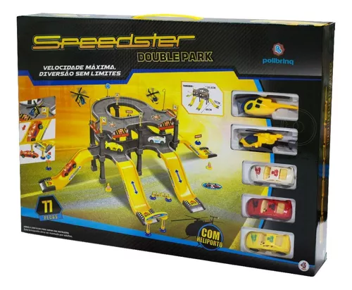 Pista Carrinho Infantil Speedster Helicóptero Presente Natal