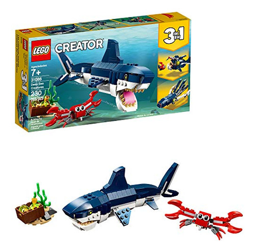 Lego Creator 31088 - Criaturas Marinas Profundas 3 En 1