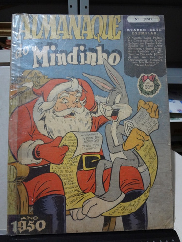 Gibi Almanaque Do  Mindinho 1950 Ebal 