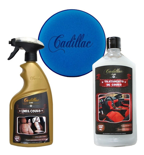 Kit Limpeza E Hidratação De Couro Banco De Couro Cadillac