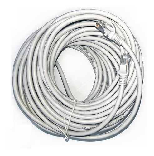 20 Mts Cable Utp Cat 6 Gris