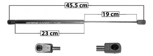 Amortiguador Vidrio Chevrolet Suburban 2000-2006 Der Izq