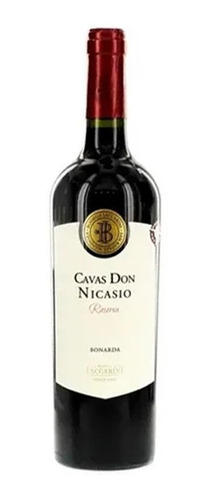 Vino Iaccarini Cavas Don Nicasio Gran Reserva Bonarda X750cc