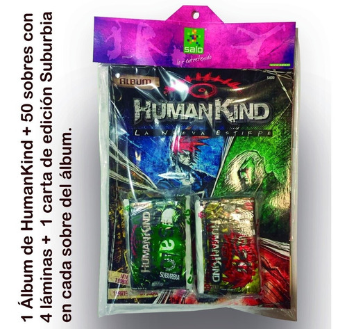  Humankind Álbum + 50 Sobres - De Colección Editado Por Salo