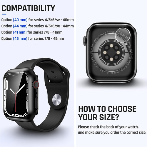 Goton 2 En 1 Funda Impermeable Para Apple Watch Series 9 ...