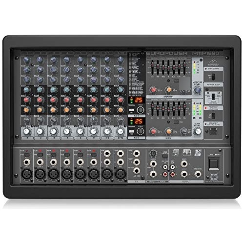 Behringer Europower Pmp1680s - Mezclador Alimentado (1600 W,