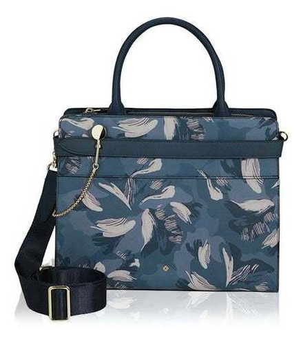 Bolsa Mediana Nueva Original Samsonite Pro/ Print Blue