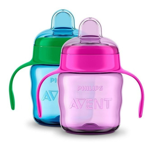 Imagen 4 de 5 de Vaso Avent Bebe Entrenamiento Easy Sip X 200m Maternelle
