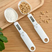 Comprar Hopemob Bascula Digital Medida Cuchara Escala Gramos Cocina Laboratorio Alimentos Pequeñas Cantidades Electronico Lcd Capacidad máxima 500 kg Color Blanca