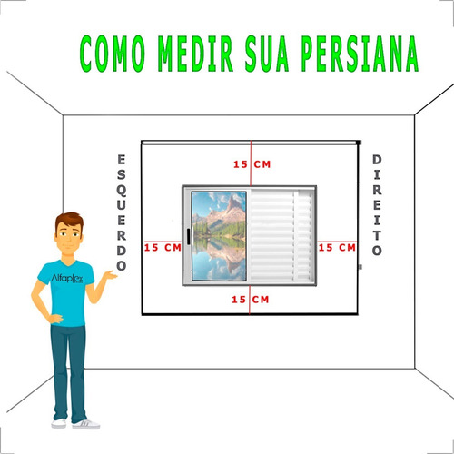 Cortina Persiana Rolô Rolon Blackout Preta 0,80l X 1,60a