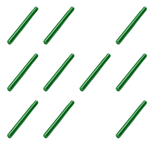 4 Barras De Pegamento Derretidas Evstrips, Color Verde