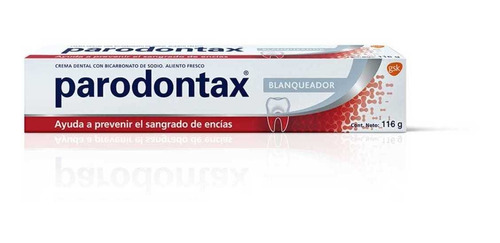 Pack X 6 Unid. Pasta Dental  Blanqueador X116gr Parodontax