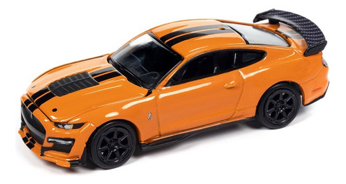 2021 Ford Mustang Shelby Gt500 Naranja 1:64 Auto World