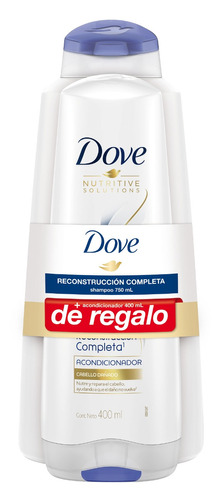 Shampoo Dove Recon Completa 750 Ml + Acond 400 Ml