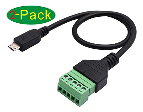 Cable De Conexión Micro Usb Zdycgtime, Conector De Bloque De