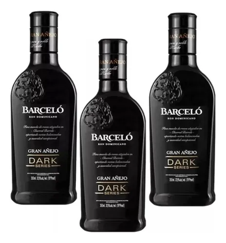 Ron Barceló Gran Añejo Dark 350ml 3 Unidades