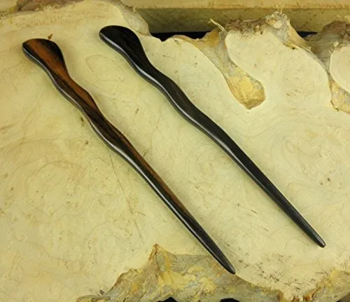 Jwl (2)se Asiático Rayas Ébano Espiral De 6 Pulgadas De Pelo