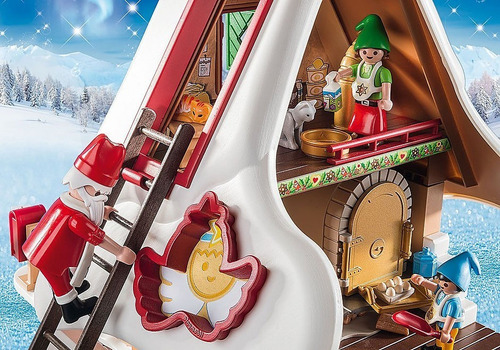 A Playmobil 9493 Panadería Papá Noel Navidad Playlgh