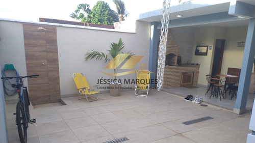 Imagem 5 de 14 de Casa De 4 Quartos E Área Gourmet Em Unamar - Cf - 042/jmp