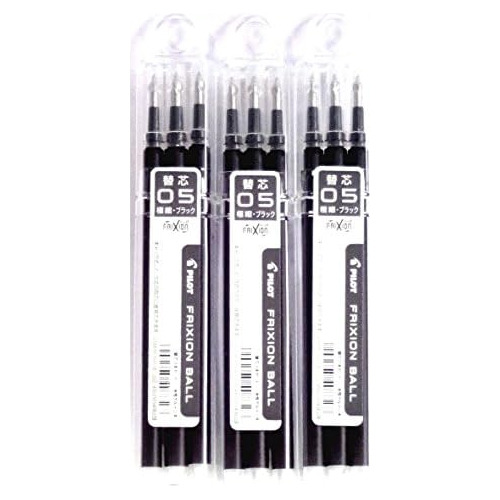 Recambio De Bolígrafo De Tinta Gel Frixion 05, Negro (...