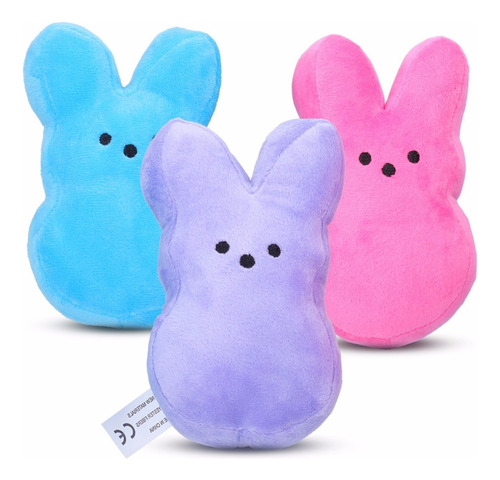 Juego De 3 Lindos Juguetes De Peluche De Conejo