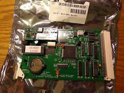New Cpu Board Cs W/ Modem And Chip Sa344  *free Shipping Mww