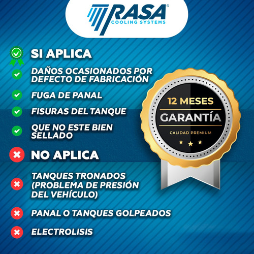Radiador Bmw X5 07-10 V8 4.8 Rasa