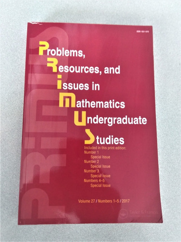 Problems, Resources And Issues In Mathematics Undergraduate 