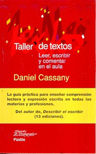 Taller De Textos (nuevo) - Daniel Cassany