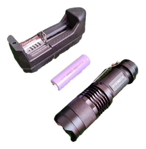 Linterna Q5 Cree 600 Lm+ Pila 3.7 Volt Y Cargador 5 Colores