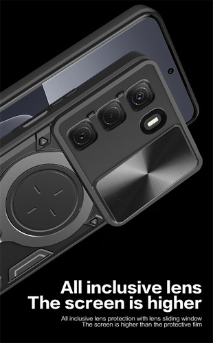 Funda Con Anillo Magnético Para Infinix Hot 50 Pro