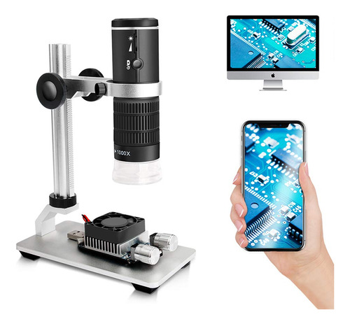 Cainda Microscopio Digital Wifi Para iPhone Android Phone  M
