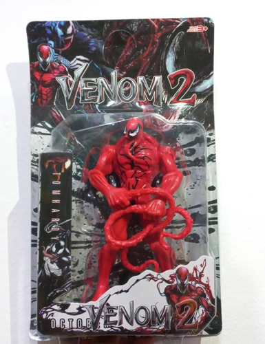 Muñeco Articulado Carnage Venom Rojo 17cm