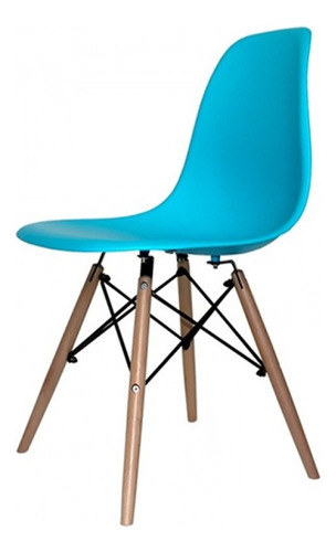 Comedor Eames De 100 Cm Cristal Con 4 Sillas - De Remate!